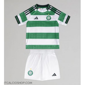 Celtic Prima Maglia Bambino 2025-26 Manica Corta (+ Pantaloni corti)